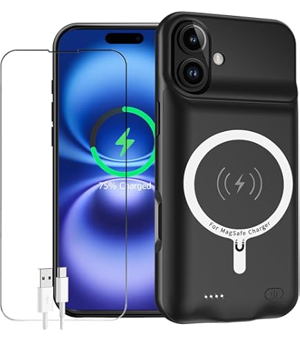 Amazon.com: Battery Case for iPhone 16 Plus,Upgraded